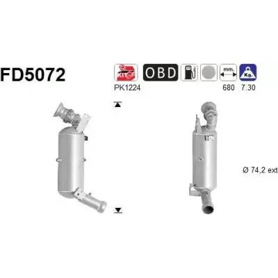 AS Filtr pevných částic ASA FD5072