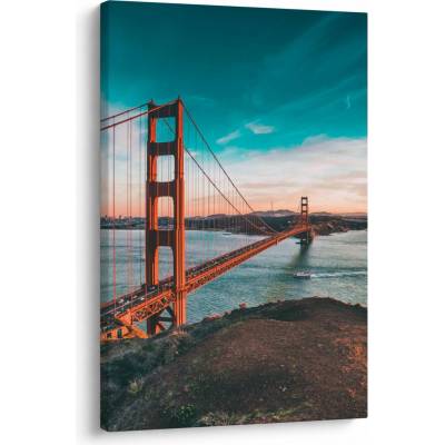 Obraz- Golden Gate, San Francisco, jednodílný 60x90 cm – Hledejceny.cz