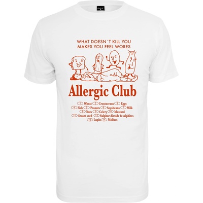 Mister Tee Тениска Allergic Club Tee white XXLUB-MT2070-00220 - Черен, размер M