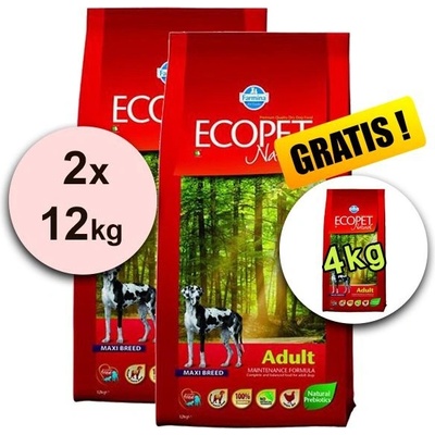 Ecopet Natural Adult MAXI 2 x 12 kg