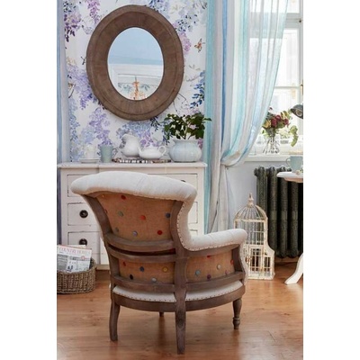 Solenzara Tyler s odhalenou kostrou NC-7127B-JUT Látkové čelounění TC-071 / Graywash Beech P875A