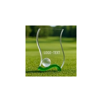 Poháry Bauer Skleněná trofej CR5054 Golf