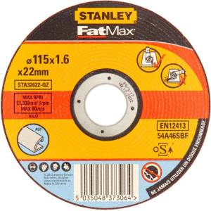 STANLEY - Алуминиев режещ диск 115х22, 23 мм STA32622-QZ (STA32622-QZ)
