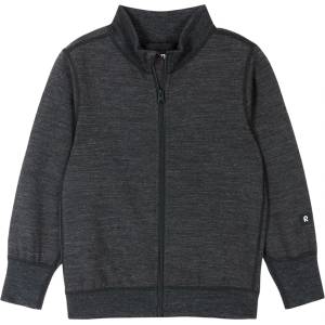 Reima Детско вълнено яке Reima Kid's Mahin Merino jumper - Black Melange - размер 122 (EU) (703-4694-0314)