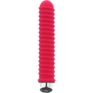 ToyJoy Оребрен Вибратор Медицински силикон "screw me higher" 15 см
