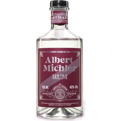 Albert Michler Artisanal White Rum 40% 0,7 l (čistá fľaša)