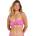 Rip Curl Custom Rib Bandeau bikini top - Pink (Super Pink)