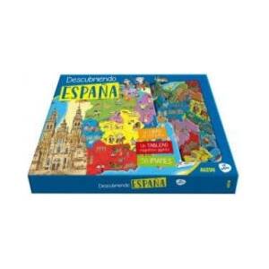 Descubriendo España - Atlas tablero magnético | Gil, Carmen (ISBN: 9782733881996)