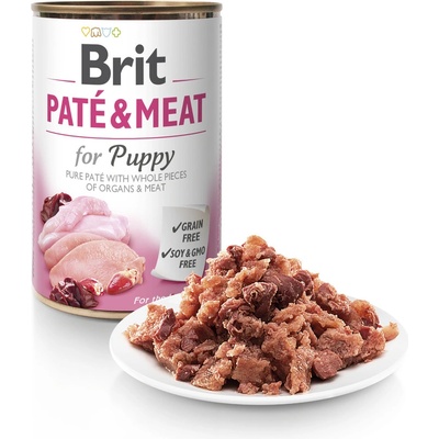 Brit Paté & Meat Puppy Chicken & Turkey 400 g