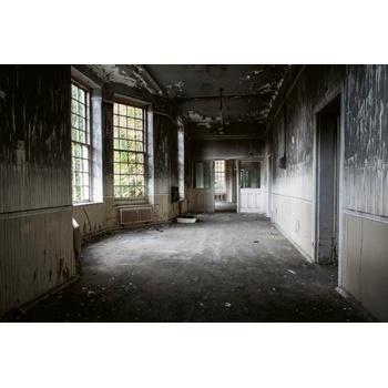 DIMEX ART s. r. o Флизелинов фототапет изоставени сгради 375 x 250 см