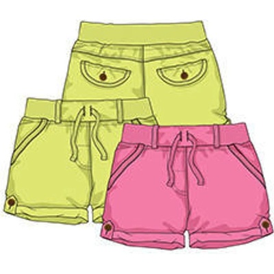 Minoti kraťasy dívčí Minoti vibe zelená