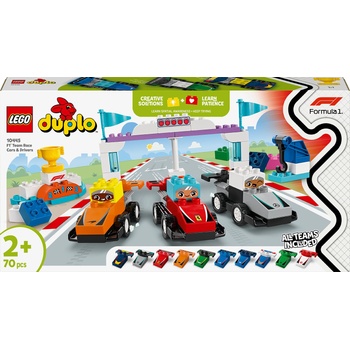 LEGO® DUPLO® - F1 Team Race Cars & Drivers (10445)