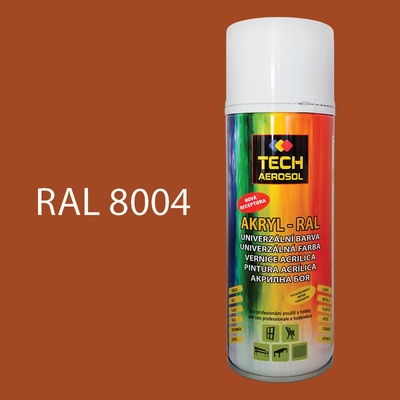 TECH Farba v spreji akrylová RAL 8004 400 ml