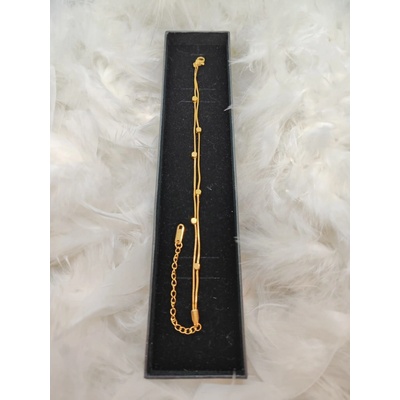 Gella 3.100NAR náramok na ruku dámsky zlatý s mini kockami