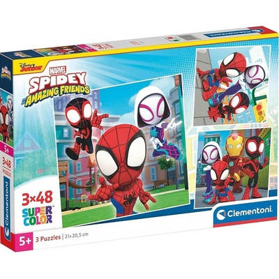 Clementoni Spidey a jeho úžasní přátelé 3x48 dielov