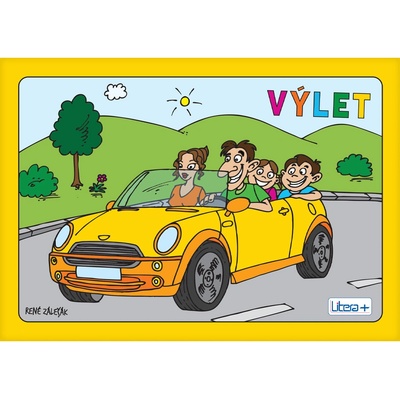 Omaľovánka A5 Litera Výlet