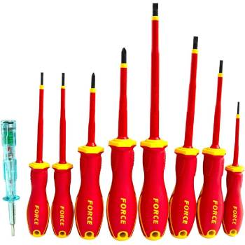 FORCE Комплект изолирани отвертки Force - 1000 V, 9 бр (JN78368)