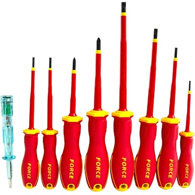 FORCE Комплект изолирани отвертки Force - 1000 V, 9 бр (JN78368)