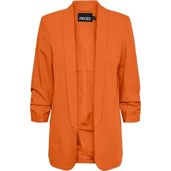 Pieces Сако Pieces Women's Tailored Structured Blazer - Burnt Orange