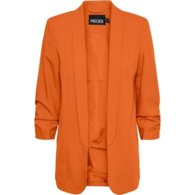 Pieces Сако Pieces Women's Tailored Structured Blazer - Burnt Orange