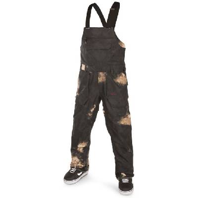 Pánské kalhoty Volcom Roan Bib Overall Bleach Black L