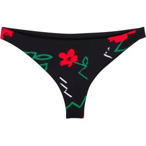 Quiksilver Дамско бикини долнище Quiksilver Women's Viacha Bottom Bikini bottom - Black Street Floral 32 (150-6737-0112)