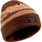 Salewa Зимна шапка (beanie) Salewa Logo Beanie - Earth Brown - размер One Size (904-6845-0211)