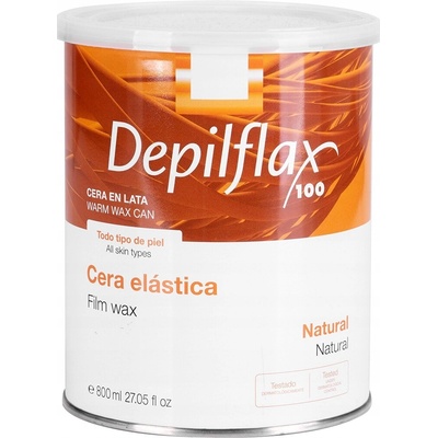 Depilflax vosk na depilaci plechovka natural 800 ml FILM WAX
