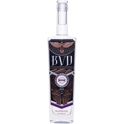 BVD Slivovica, 45% 0,5 l (čistá fľaša)