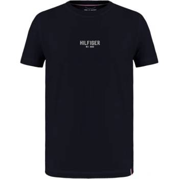 Tommy Hilfiger Мъжка тениска Tommy Hilfiger Essential Hilfiger Logo Tee - Син