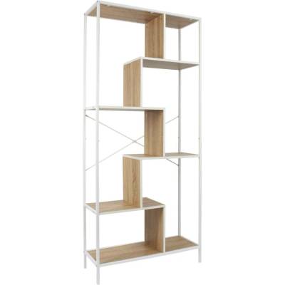 Knihovna Rack L bílá