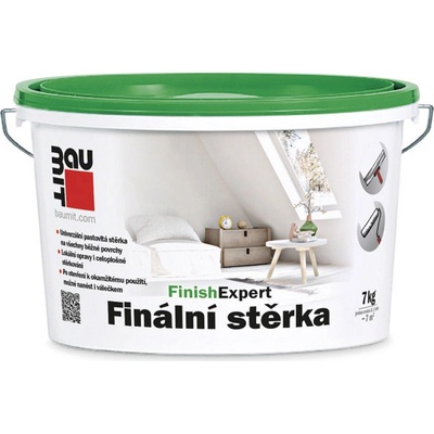 Baumit Vnitřní vyrovnávací stěrka FinoFinish S / FinishExpert, 7 kg 208140Z-07 – Zboží Mobilmania