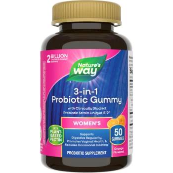 Nature's Way Probiotic Gummy Women’s 3-in-1 [50 желирани бонбони] Портокал