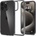 Spigen Противоударен Калъф за iPhone 15 Pro Max, Spigen Ultra Hybrid Case, Сив (ACS06575)