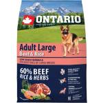 ONTARIO Възрастен Голям Говеждо и Ориз 2, 25кг