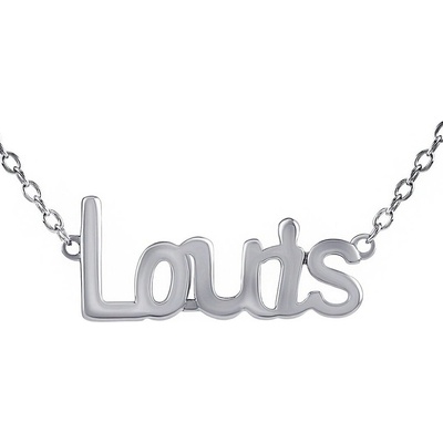 SILVEGO Stříbrný řetízek se jménem Louis JJJ2252N-Louis