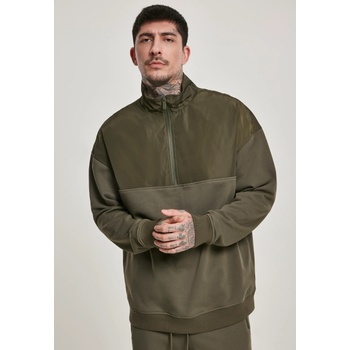 Urban Classics Мъжко яке в цвят маслина Urban Classics Military Troyer UB-TB3110-00176 - Маслина, размер S