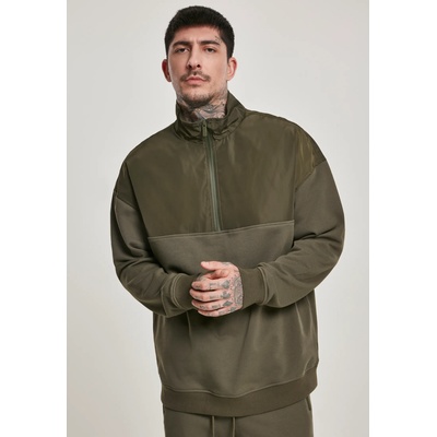 Urban Classics Мъжко яке в цвят маслина Urban Classics Military Troyer UB-TB3110-00176 - Маслина, размер L