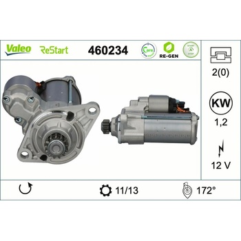 Startér VALEO 460234