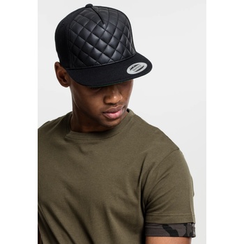 Urban Classics Шапка с козирка в черно Diamond Quilted Snapback UB-6089Q-00007 - Черен, размер one size