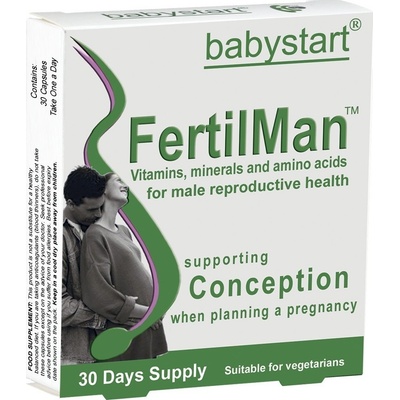 Babystart FertilMan vit.pro muže s L-taurin.30 kapslí