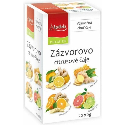 Apotheke čaj SEL ZÁZVOROVO CITRÓNOVÁ ZMES 20 x 2 g