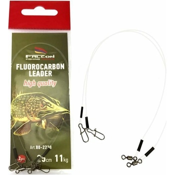 Falcon Fluorocarbon Leader 25cm 9kg 2ks