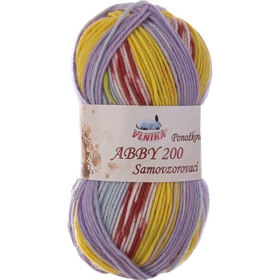 VLNIKA Příze Abby 200 samovzorovací ponožková Varianta: 40 – Zbozi.Blesk.cz