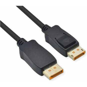 Roline Кабел Roline 11.04. 6020, от DisplayPort(м) към DisplayPort(м), 1m, черен, 10K@60Hz (11.04.6020)