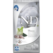 N&D White Dog Grain Free Sea Bass Spirulina & Fennel Adult Medium & Maxi 7 kg
