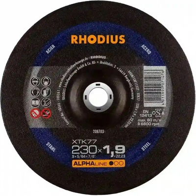 Rhodius Rezný kotúč 230 x 1,9 x 22,23 mm 77 208703