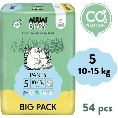 Muumi Baby 5 10-15 kg 54 ks