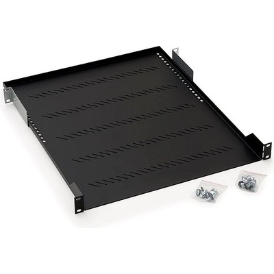 Triton Polička s perforací 1U/150mm, max. nosnost 15kg, šedá, RAC-UP-150-A1 – Zboží Dáma