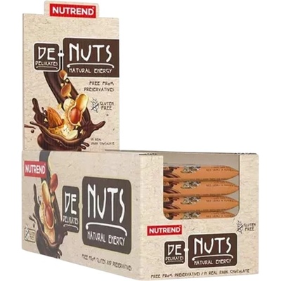 Nutrend DeNuts Bar [35 x 40 грама] Черен шоколад със солени фъстъци